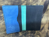 Turquoise/Broze Floral Field Notes/Passport cover