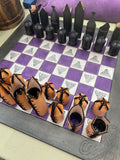 Leather Chess Pieces