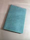 Turquoise Floral 5.75x8.5/A5 Journal Cover