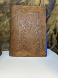 Brown Floral 5.75x8.5/A5 Size Journal Cover