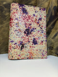 "Splatter" 5.75"x8" (or A5) Refillable Leather Journal