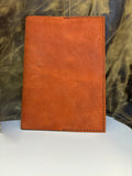 Orange 5.75"x8" (or A5) Refillable Leather Journal