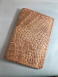 "Crocodile" Embossed Field Notes/Passport Cover