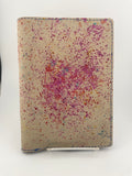 "Splatter" 5.75"x8" (or A5) Refillable Leather Journal