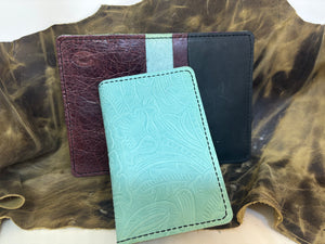 Light Blue floral Field Notes/Passport Cover