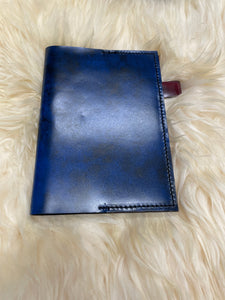 Blue Marble 5.75"x8" (or A5) Refillable Leather Journal