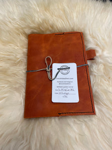 Orange 5.75"x8" (or A5) Refillable Leather Journal