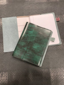 Green Marble Composition Size Journals